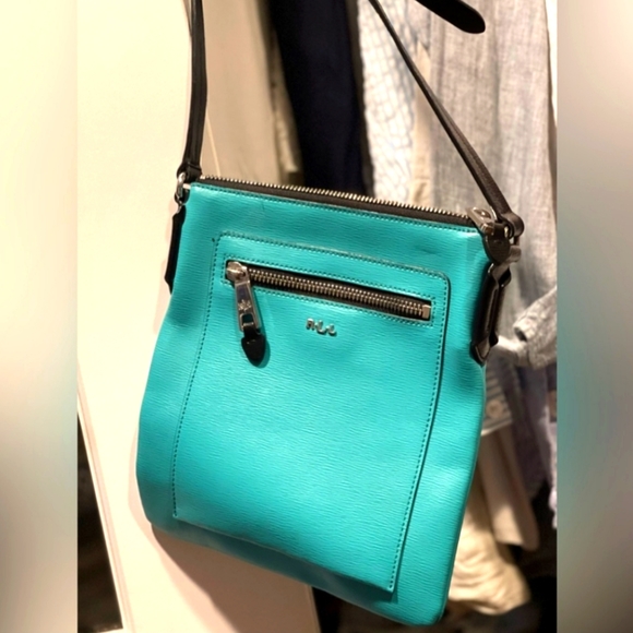 Lauren Ralph lauren tiffany blue crossbody - Picture 6 of 7